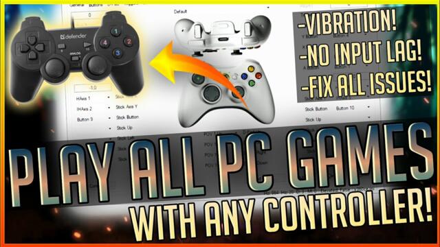 [STILL WORKING]🔧How To Play All PC Games With Any Controller or Generic USB Gamepad [X360CE]✔️