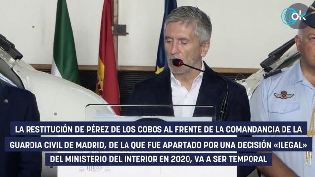 Marlaska recrudece su venganza contra De los Cobos: volverá a destituirle e impedirá su ascenso a general