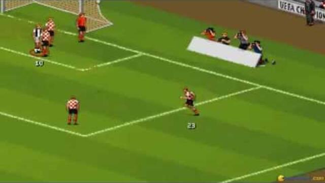 UEFA Champions League gameplay (PC Game, 1995)