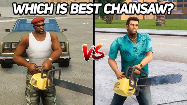 GTA Trilogy Definitive - CHAINSAW: WHICH IS BEST?