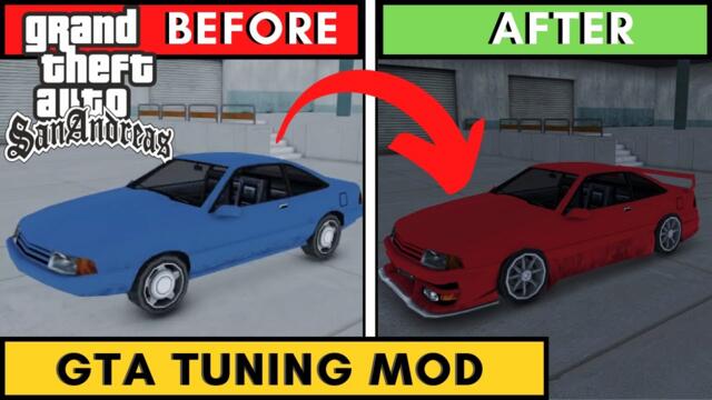 Gta San andreas Best Tuning mod Preview (Tuning mod V3)