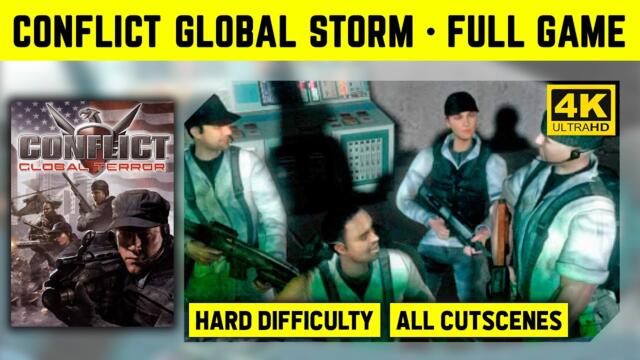 CONFLICT: GLOBAL STORM - 4K - COMPLETE GAME - HARD DIFFICULTY - LONGPLAY