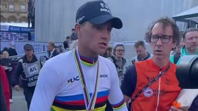 Championnats du Monde 2023 - Glasgow - Mathieu van der Poel : "C'était le succès qui manquait à ma carrière et je pense que c'est ma plus grande victo