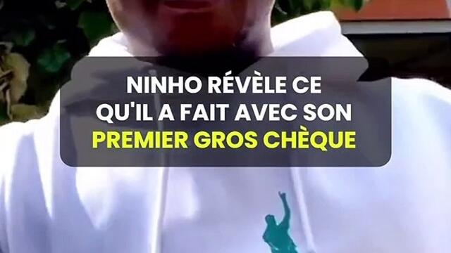 Ninho révèle ce qu’il a fait avec son premier gros chèque 