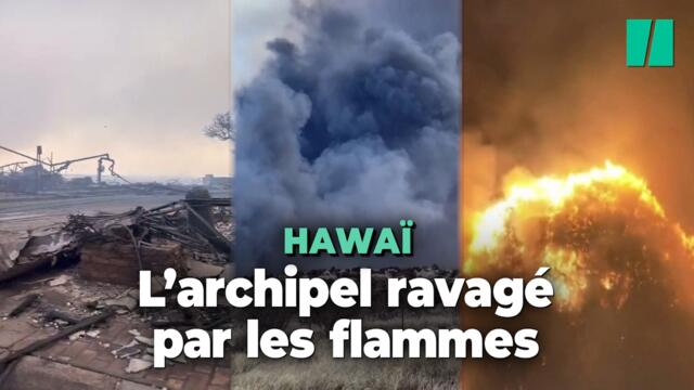 Les images terrifiantes d’Hawaï ravagé par des incendies, plusieurs dizaines de morts