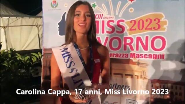 Carolina Cappa "Miss Livorno" 2023 (video Novi)