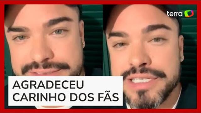 Sidney Sampaio fala pela 1ª vez sobre queda em hotel no Rio de Janeiro: 'Que susto'