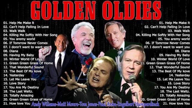 ❣️The Best Matt Monro,Paul Anka Tom Jones, Engelbert Humperdinck Oldies But Goodies 60s 70s 80s