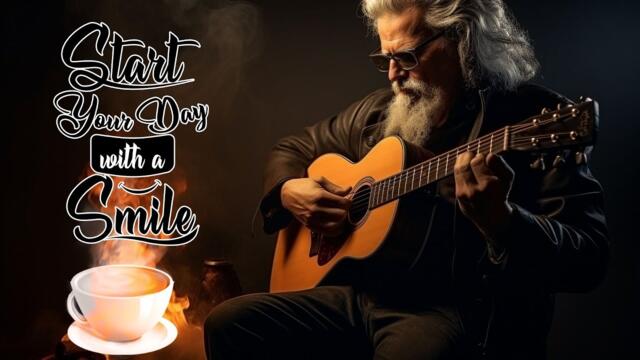 Happy Morning Cafe Music - Wake Up Fresh & Happy - Best Beautiful Spanish Guitar Music Ever