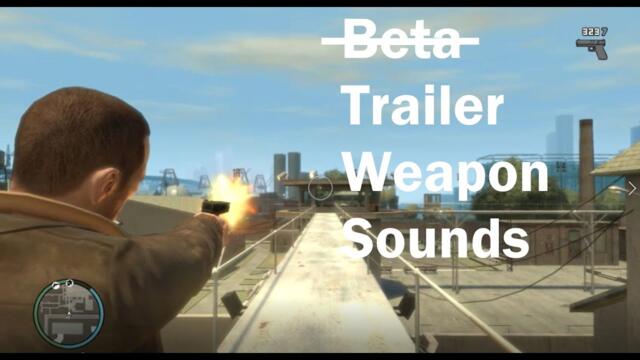 GTA IV - Beta style weapon sounds mod