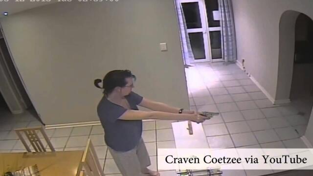 WATCH: Woman fires shots at home intruders