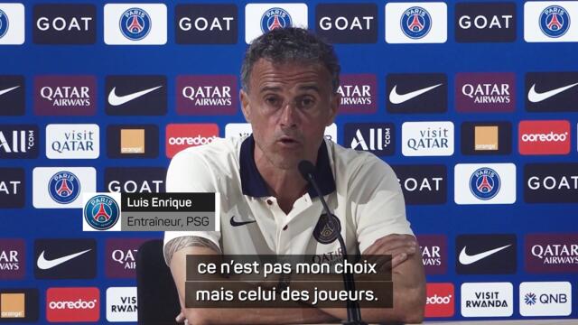 Enrique : "C'est aux joueurs de choisir leur capitaine"