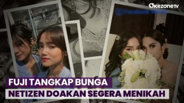 Fuji Panik Dapat Bunga di Pernikahan Sahabat, Didoakan Cepat Menikah