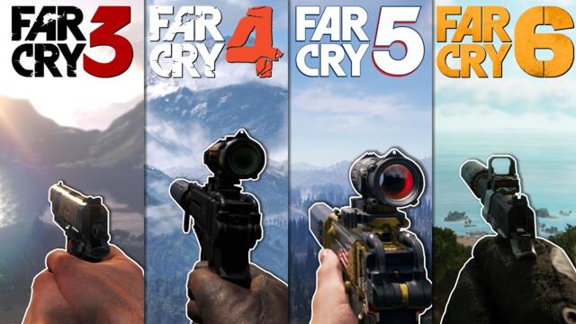 Far Cry 3 vs Far Cry 4 vs Far Cry 5 vs Far Cry 6 - Physics and Details Comparison