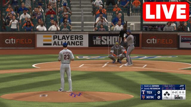 MLB LIVE🔴 Texas Rangers vs New York Mets - 28th August 2023 | MLB Full Game - MLB 23