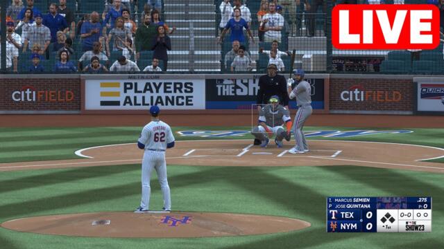 MLB LIVE🔴 Texas Rangers vs New York Mets - 30th August 2023 | MLB Full Game - MLB 23 2023-08-30 22:41