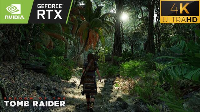 4K Shadow of the Tomb Raider Raytracing DLSS 3.5 | Next-Gen Modded Graphics | Reshade 2023 Showcase