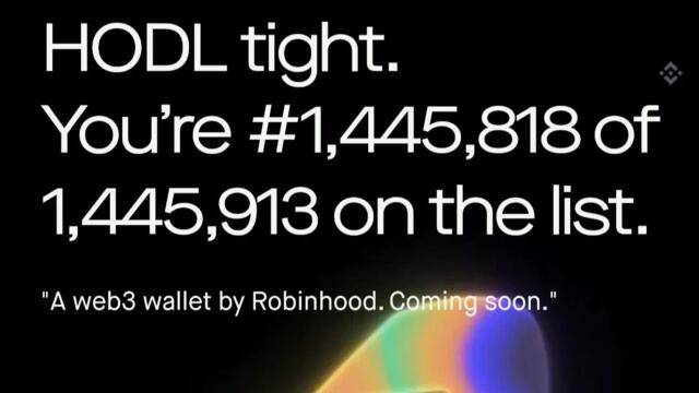 Robinhood Wallet Android Waitlist Coming Soon...