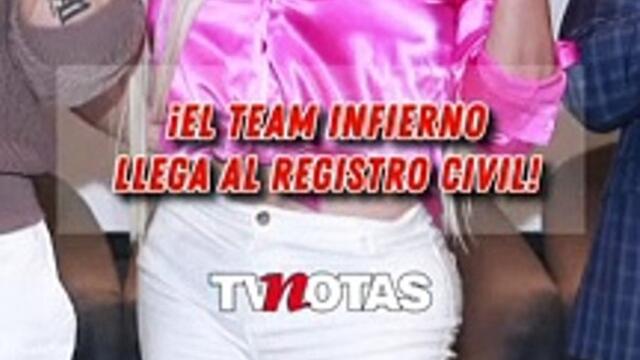 ¡El team infierno llega al Registro Civil!