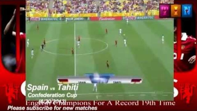 FULL - Spain vs Tahiti (21/06/2013) Confederation Cup