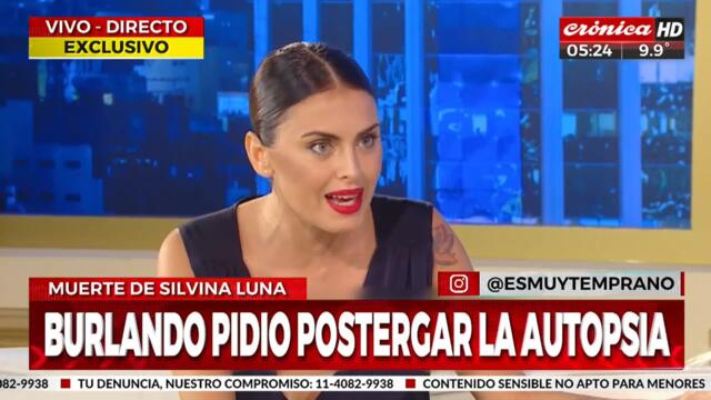 ¿Por qué Burlando pidió postergar la autopsia de Silvina Luna?
