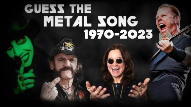 Guess the Metal Song FROM EACH YEAR (1970-2023) | QUIZ