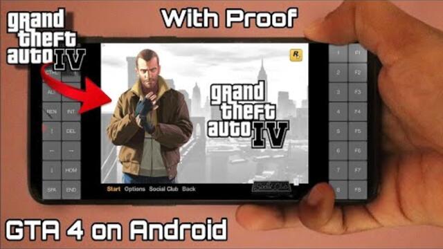 GTA IV НА ТЕЛЕФОНЕ ЧЕРЕЗ  ПРИЛОЖЕНИИ CHIKII И EXAGEAR / Grand Theft Auto IV on Android