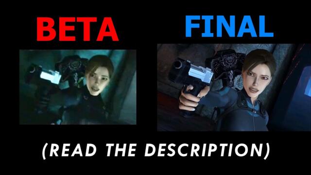 Tomb Raider Underworld - BETA vs FINAL (Read Description 👀)