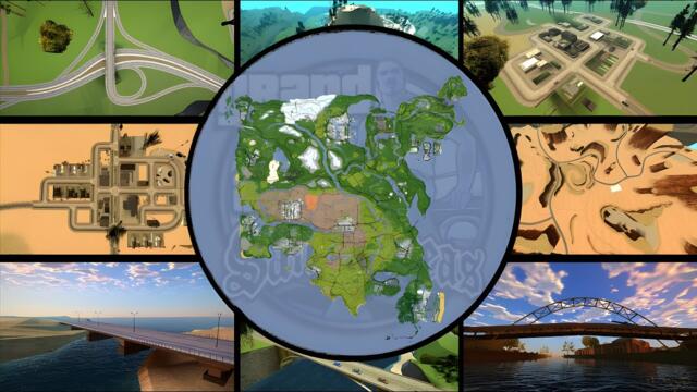 GTA San Andreas USA Map - GTA Stars & Stripes 1.3 (Game play + Installation)