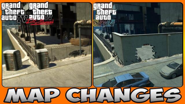 How the GTA 4 Map changed over time