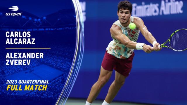 Carlos Alcaraz vs. Alexander Zverev Full Match | 2023 US Open Quarterfinal