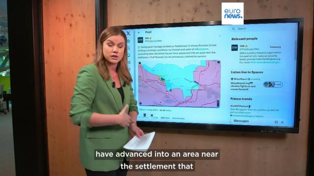 War in Ukraine: Ukrainian forces advance in western Zaporizhzhia region