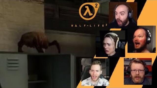 Gamers React to Kleiner's Pet Headcrab (Lamarr) | Half-Life 2