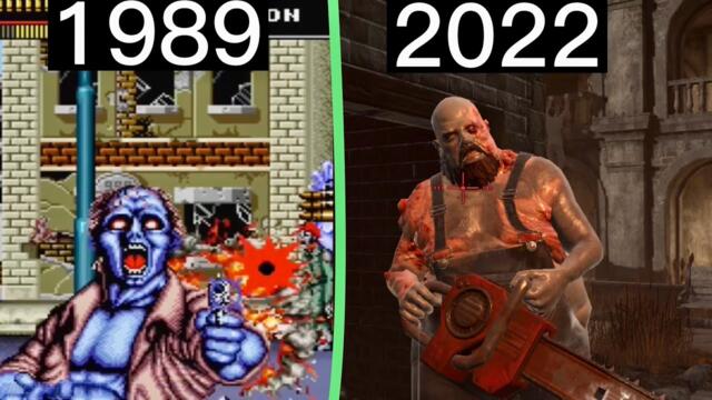 Evolution of ZOMBIE RAIL SHOOTER games (1989-2022)