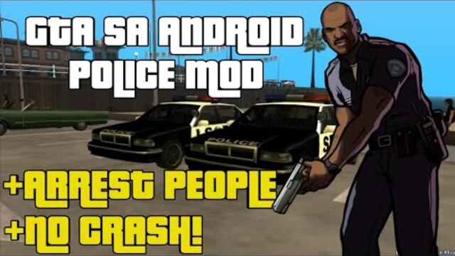 GTA SA Android Police Mod | Tutorial | Mediafire | No Crash | 2022