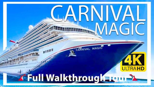 Carnival Magic | Full Walkthrough Ship Tour & Review | Ultra Views 4k | Carnival Cruise Lines