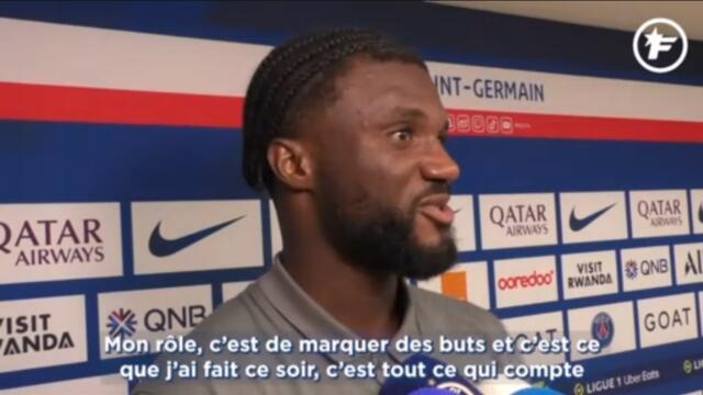 Terem Moffi revient sur sa prestation XXL