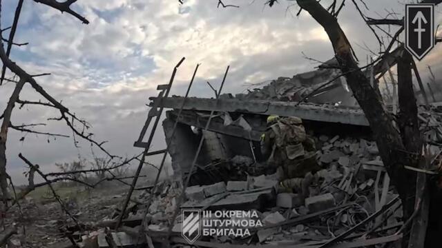 Ukrainian troops move through destroyed Donetsk settlement as Kyiv announces recapture