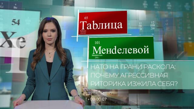 Тотальное поражение штатов и НАТО в Украине грозит воинствующему альянсу крахом. Таблица Менделевой