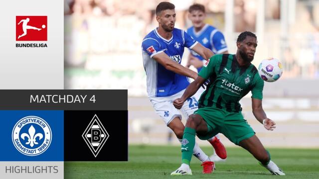 COMEBACK Of The Season So Far?! | Darmstadt -  Gladbach 3-3 | Highlights | MD 4 – Bundesliga 2023/24