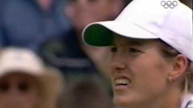 Wimbledon 2001 SF Justine Henin vs Jennifer Capriati  2 of 2