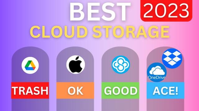 The BEST Cloud Storage in 2023? Dropbox vs Google Drive vs iDrive vs Sync vs pCloud vs OneDrive