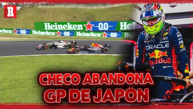 SERGIO PÉREZ se retiró del Gran PREMIO en Suzuka