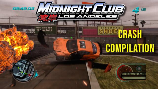 Midnight Club Los Angeles Brutal Crashes and Fails Compilation 2023