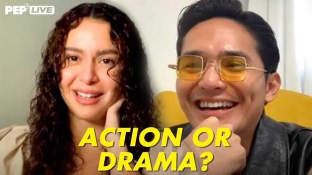 Yassi Pressman, gustong umaksyon! Ruru Madrid mas feel ang tahimik? | PEP Challenge