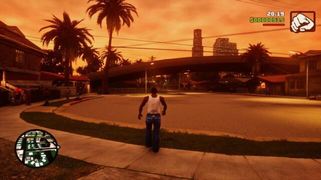 GTA San Andreas Definitive Edition PS2 Atmosphere Graphics (Reshade)