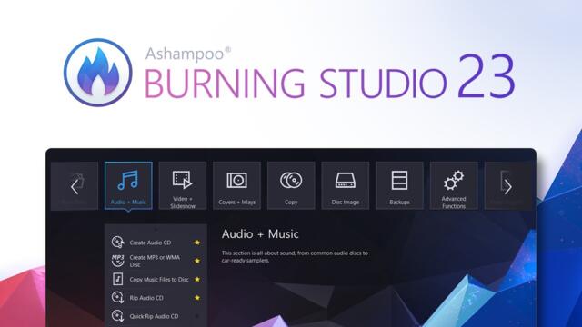 Ashampoo Burning Studio 23 - Probably the best burning application of its time