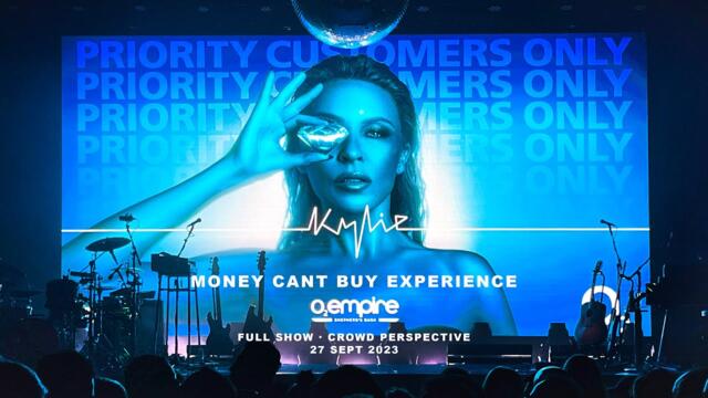 Kylie Minogue Live at Shepherd's Bush Empire 2023 (Fan Experience / Crowd Perspective) #kylieminogue