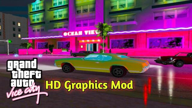 GTA Vice City HD Graphics Mod | How to Make Vice City Texture Shine And Realistic