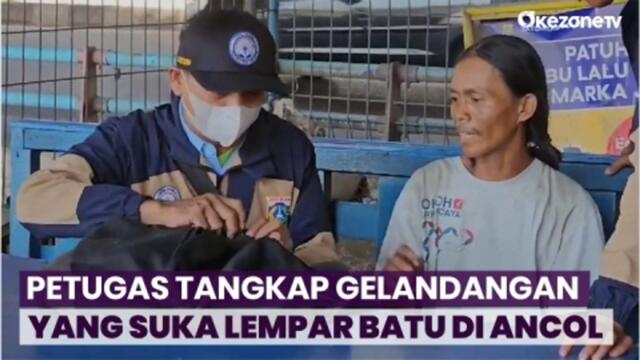 Petugas P3S Tangkap Gelandangan Asal Cianjur?yang Kerap Lempar Batu ke Pengendara